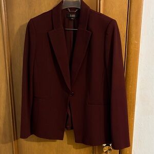 Alex Marie Burgundy Blazer